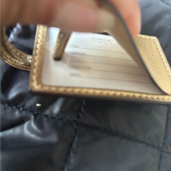 Coach Luggage Tag name tag travel baggage carry on. Luggage tickets - Picture 3 of 4